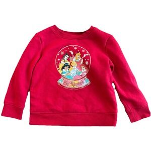 Disney By Jumping Beans Baby Girl 2T Disney Princesses crew neck sweatshirt